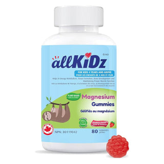 Allkidz - magnesium gummies : raspberry - 80 gummies