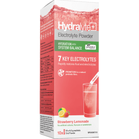 Hydralyte - system balance strawberry lemonade 10 ct