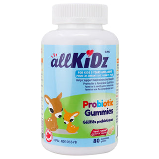 Allkidz - probiotic gummies : yogurt flavour - 80 gummies