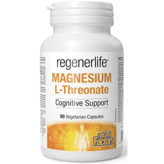 Natural factors - regenerlife magnesium l-threonate - 90 vcaps