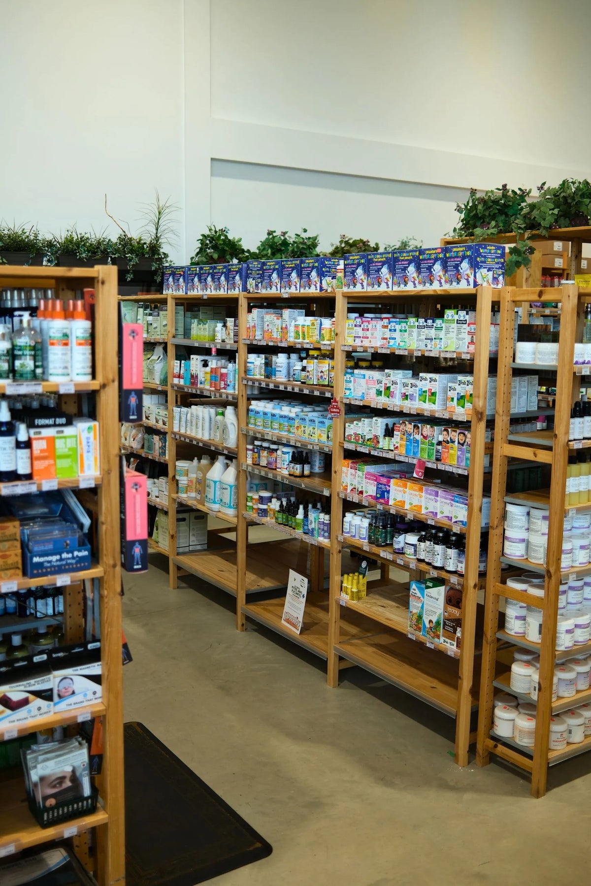 The aisles of the Store & Warehouse