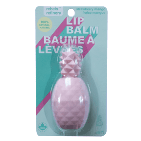 Rebels refinery - pineapple lip balm pink straw/mango 5.5g
