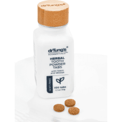 Drtung's - herbal toothpowder tabs - mint-free 100 tab