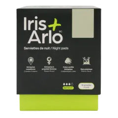 Iris + arlo - Nighttime sanitary pads - Box of 10