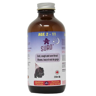 Suro - Organic elderberry syrup nighttime (kids 2-11 yrs) - 236 ml