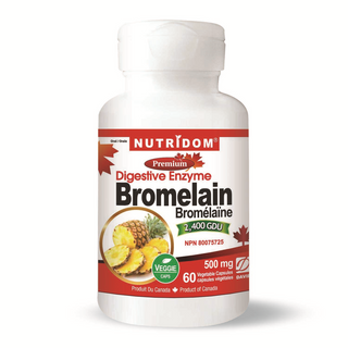 Nutridom - Bromelain 500 mg digestive enzyme - 60 vcaps