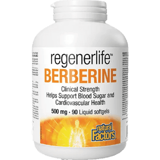 Natural factors - berberine 500 mg - 90 liquid softgels