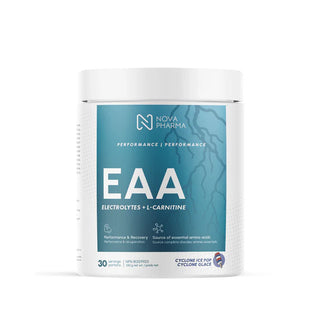 Nova pharma performance  - Eaa  electrolytes + l- Carnitine - Cyclone ice pop - 282 g
