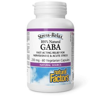 Natural factors - Stress-Relax gaba 100% natural