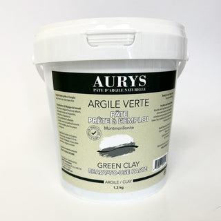 Aurys - Green clay ready for use paste (pot) - 1.2 kg