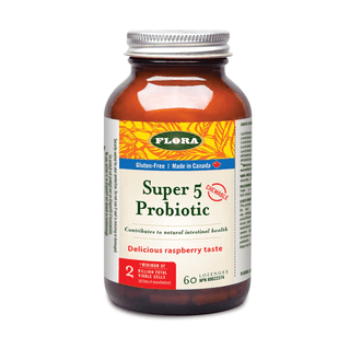 Flora - super 5 probiotic 60 chewables tablets