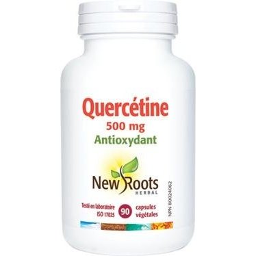 New roots herbal Quercetin, 500 mg · 90 vegetable capsules