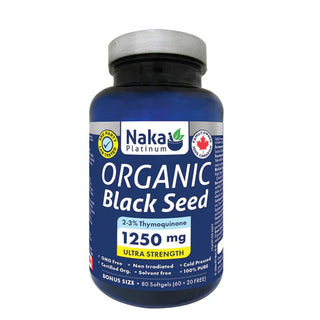 Hubner - Organic black seed ultra strength 1250mg - 80 sgel