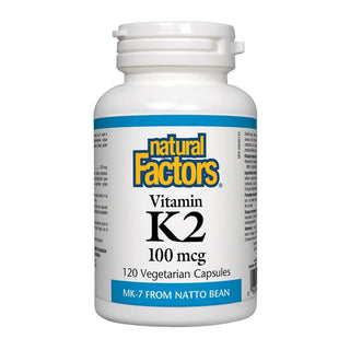 Natural factors - Vitamin k2 120mcg - 60 vcaps
