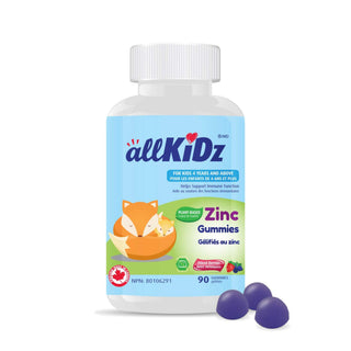 Allkidz - zinc gummies : berries - 90 gélifiés