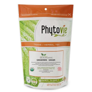 Phytovie - org. ginger herbal tea - 50 bags