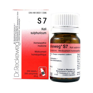Dr. reckeweg - 
s7 kali sulphuricum 3x -200 tabs
