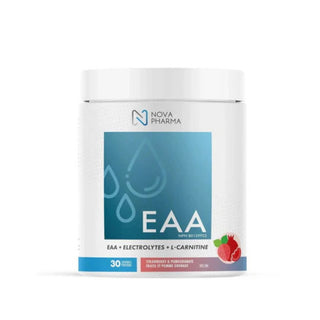 Nova pharma - Eaa + electrolytes + l-Carnitine - Strawberry & granata 283g