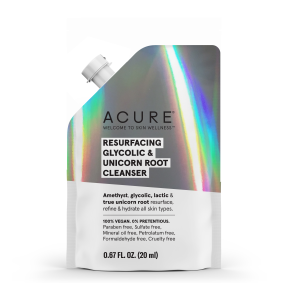 Acure - resurfacing glycolic cleanser 20 ml