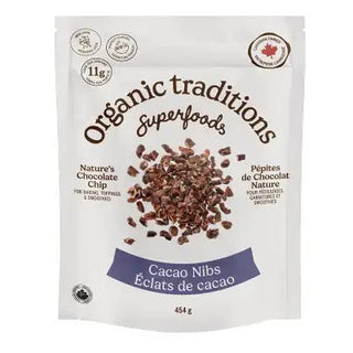 Organic traditions - Cocoa nibs - 454g