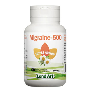 Land art 
- migraine-500 triple action - 60 vcaps