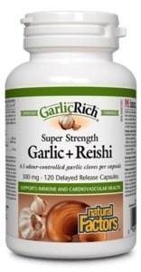 Natural factors - garlicreish® super concentrated 300mg - 120 dr vcaps