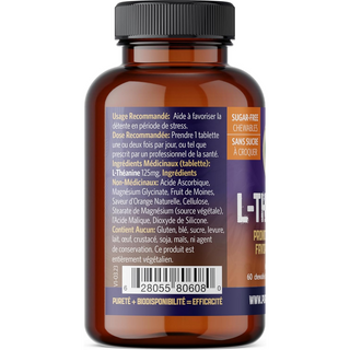 Pure lab - L-Theanine 125mg (chewable, n/sugar)
