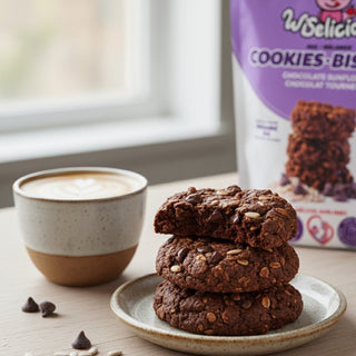 Délices sublimes - Widelicious | chocolate sunflower cookie mix | 1g sugar, vegan & high protein
