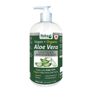 Naka - Platinum soothing aloe vera (vegan, organic) pump - 475 ml