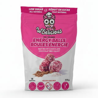Délices sublimes - Wiselicious red velvet-Chocolate energy ball mix | no-Bake, vegan & low sugar