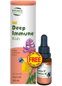 St. francis herb farm - Deep immune kids (100ml) + vit d (15ml)