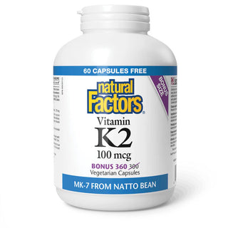 Natural factors - Vitamin k2 100 mcg