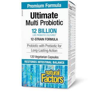 Natural factors - ultimate multi probiotic 12 billion active cells