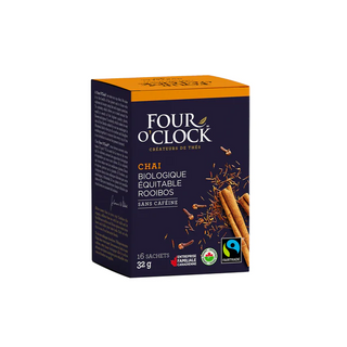 Four o clock - herbal tea chai rooibos org - 16bags