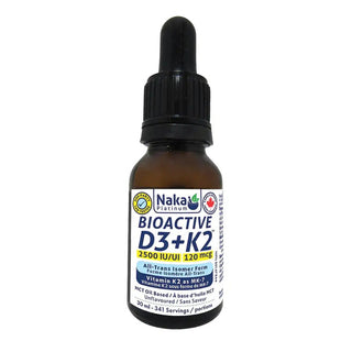 Naka - Platinum bioactive d3 (2500) + k2 (120 mcg) - 30 ml