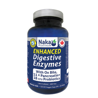 Naka - Platinum enhanced digestive enzymes - 120 vcaps
