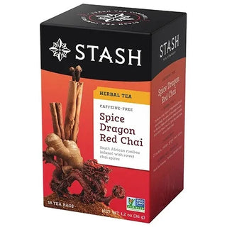 Stash - Spice dragon red chai herbal tea (caffeine free) - 18 bags