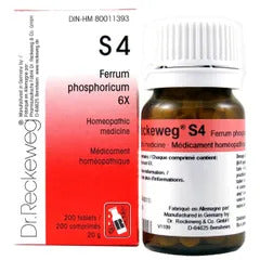 Dr. reckeweg - S4 ferrum phosphoricum 6x - 200 tabs