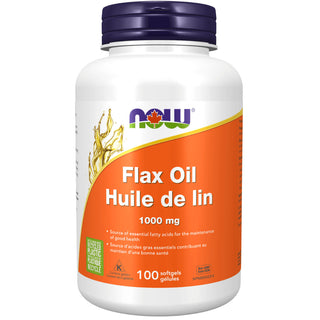 Now - Organic flax oil eco2 1000 mg - 100 sgels