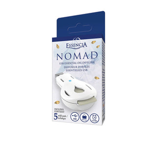 Essencia - Aromatherapy diffuser, white nomad usb
