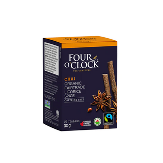 Four o clock - herbal tea chai licorice spice org - 16bags