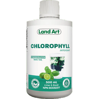 Land art - Chlorophyll liquid