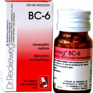 Dr. reckeweg - Bc-6 20g - 200 tabs