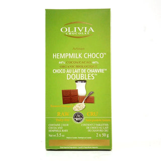 Olivia - raw 44% hempmilk chocolate - 50g