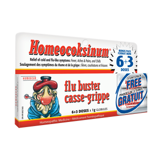 Homeocan - Homeocoksinum flu buster - 6 doses (+3 dose bonus)
