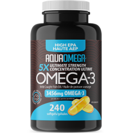 Aquaomega - Omega-3 5x ultimate strength epa 3456mg - 240 sgel