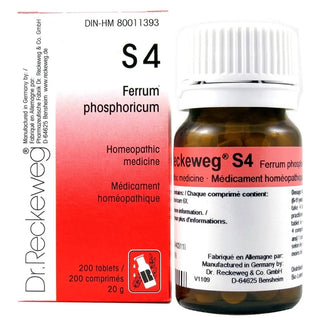 Dr. reckeweg - S4 ferrum phosphoricum 12x - 200 tabs