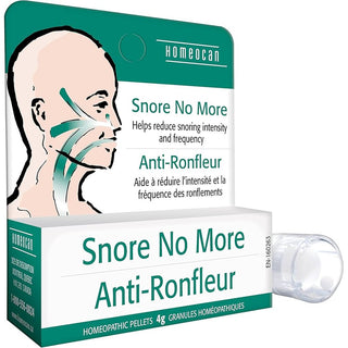 Homeocan - Snore no more homeopathic pellets - 4g
