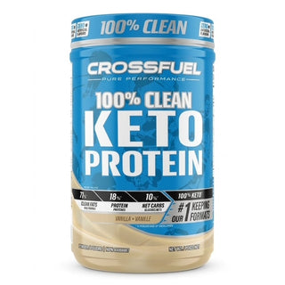 Crossfuel - 100% clean keto protein : vanilla - 680g
