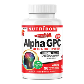 Nutridom premium - Alpha gpc 400 mg - 90 vcaps